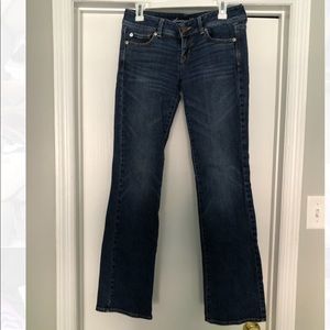 American eagle slim boot jeans, size 4 long